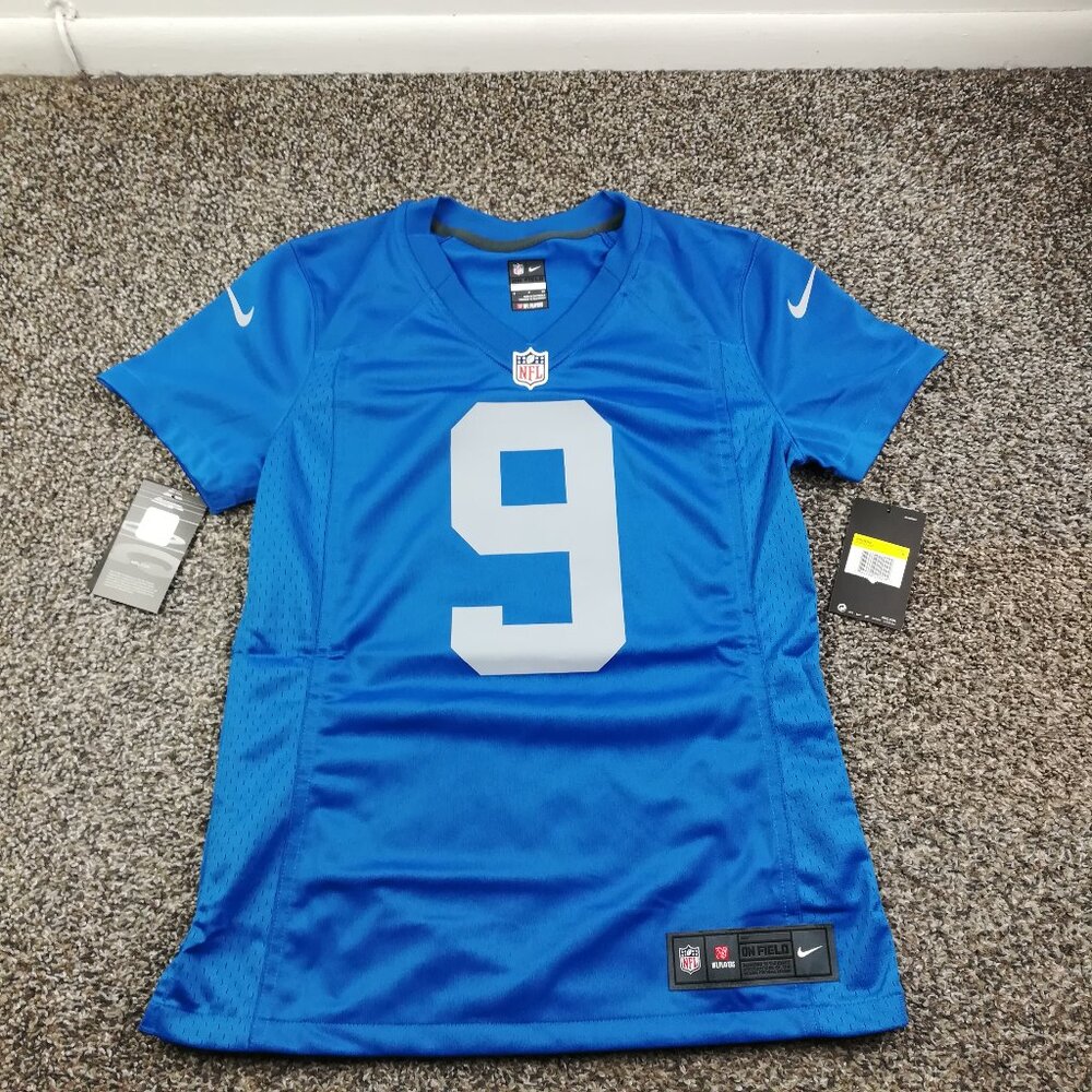 NWT Detroit Lions Matthew Stafford Jersey Nike Thanksgiving Womens Small